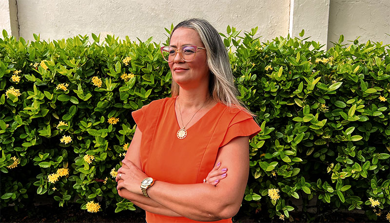 Ela percebeu os sinais de Deus mesmo diante da doença