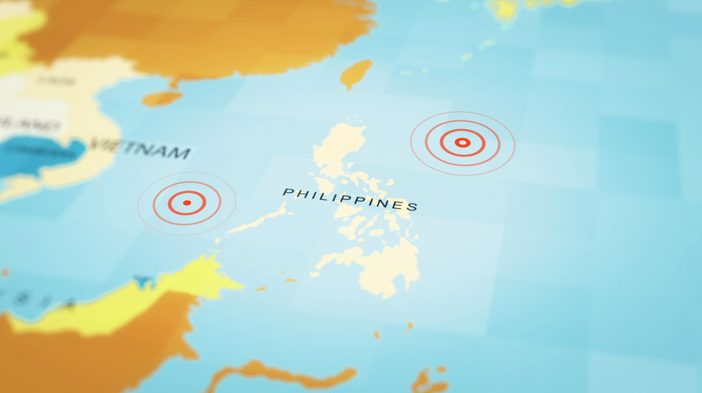 Philippines map Earthquake