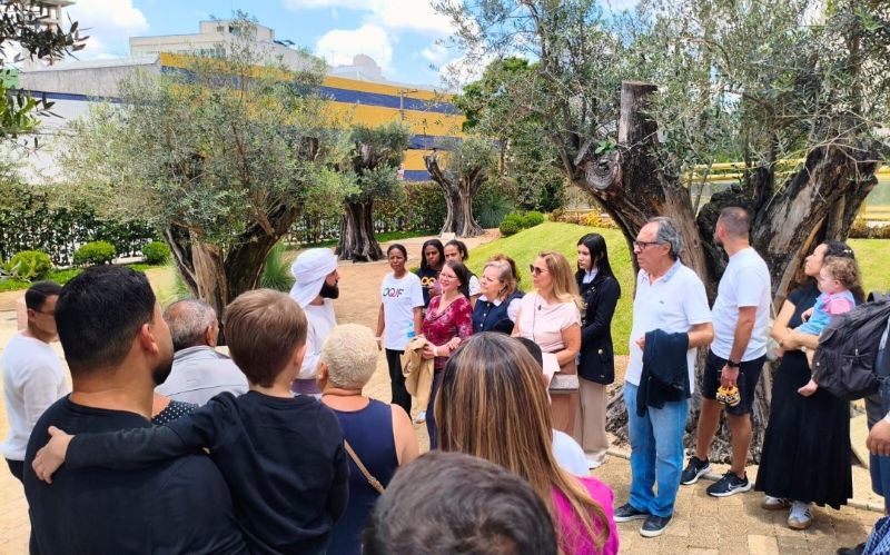 postA Brigadeiro Médica Luci Alcione, diretora do Hospital de Força Aérea de São Paulo participou do Tour Guiadona categoriaJardim Bíblico