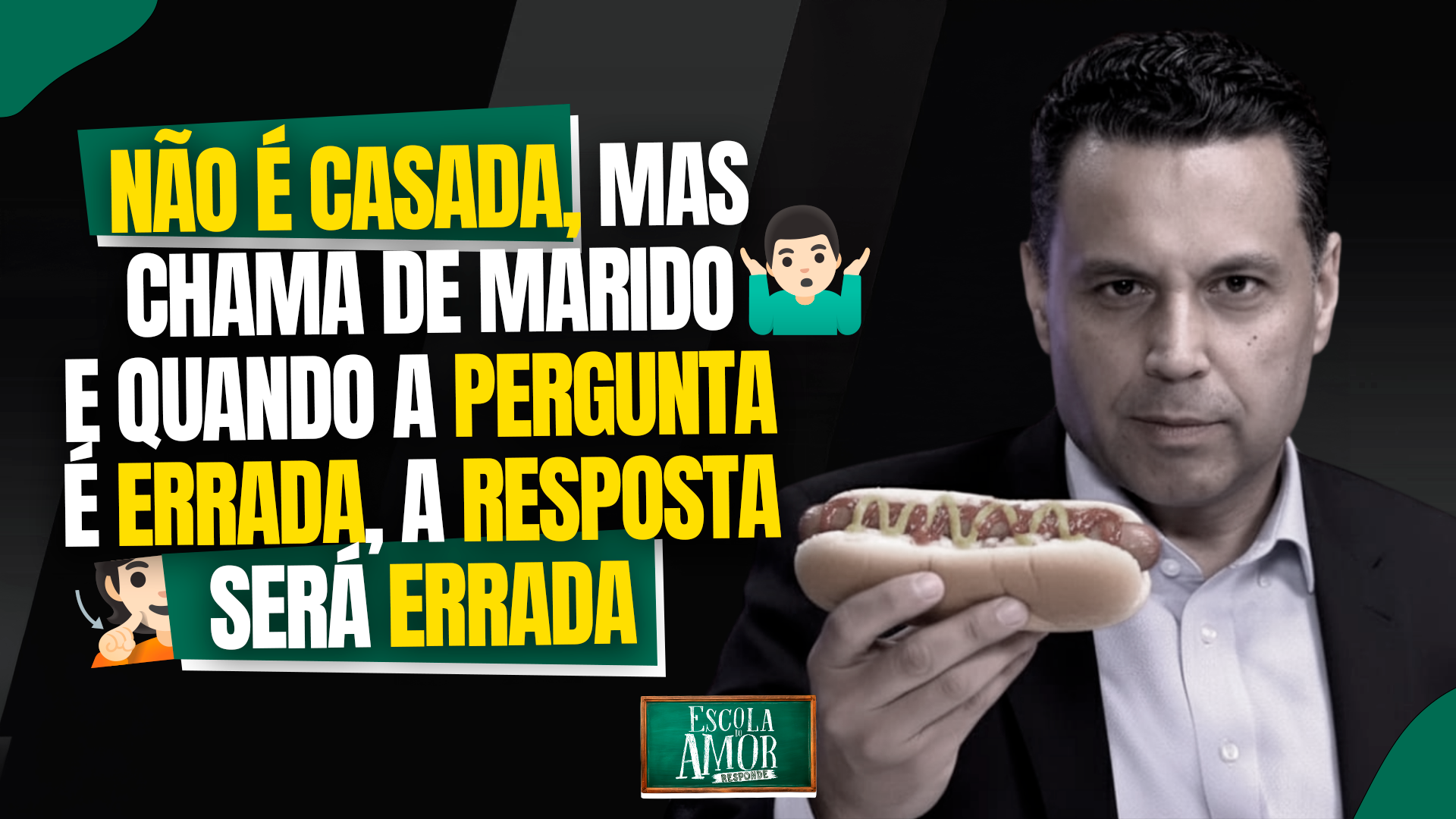 NÃO É CASADA, MAS CHAMA DE MARIDO? QUANDO A PERGUNTA É ERRADA, A RESPOSTA TAMBÉM SERÁ!