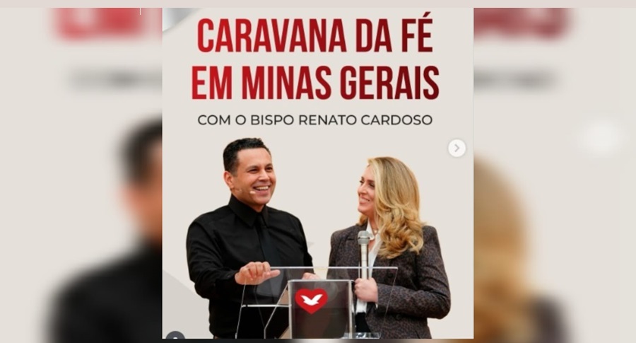 Imagem de capa - "Caravana da Fé", com o Bispo Renato e Cristiane Cardoso, em Minas Gerais