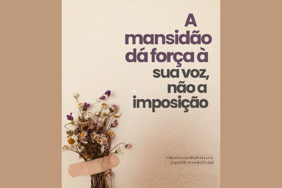 A mansidão_meditação da Palavra