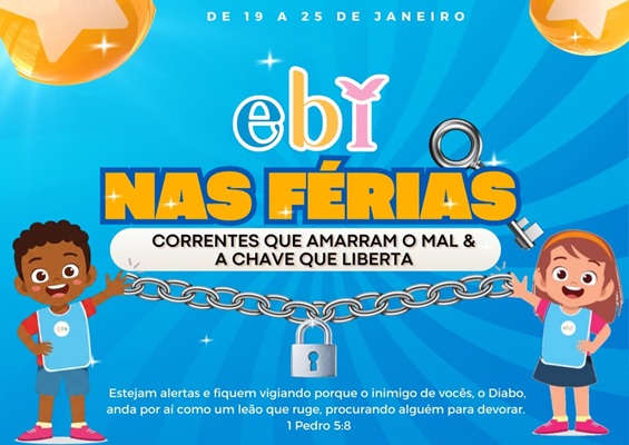 Banner Correntes que Amarram o Mal & a Chave que Liberta –