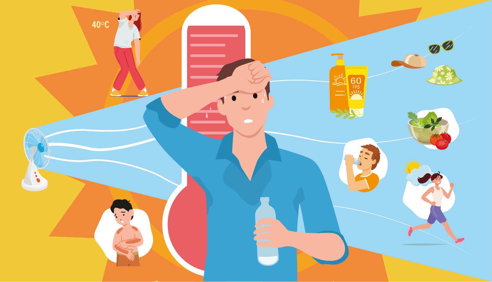 Aproveite o verão sem exageros