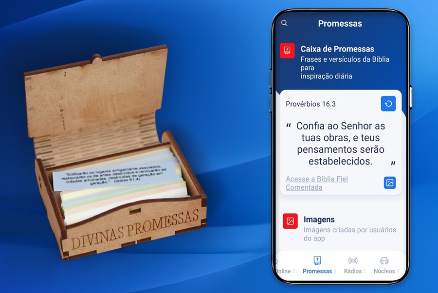 Imagem de capa - App Portal Universal: confira a versão digital da "Caixa de Promessas"
