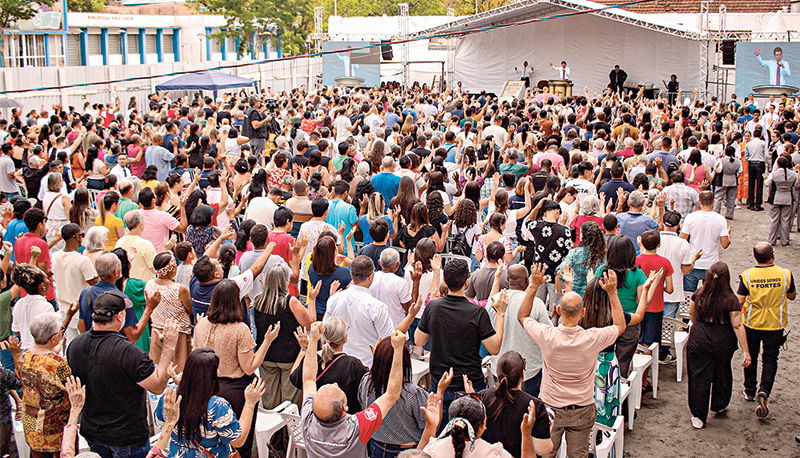 Imagem de capa - Lançamento da Pedra Fundamental da nova Catedral da Universal em Joinville (SC)