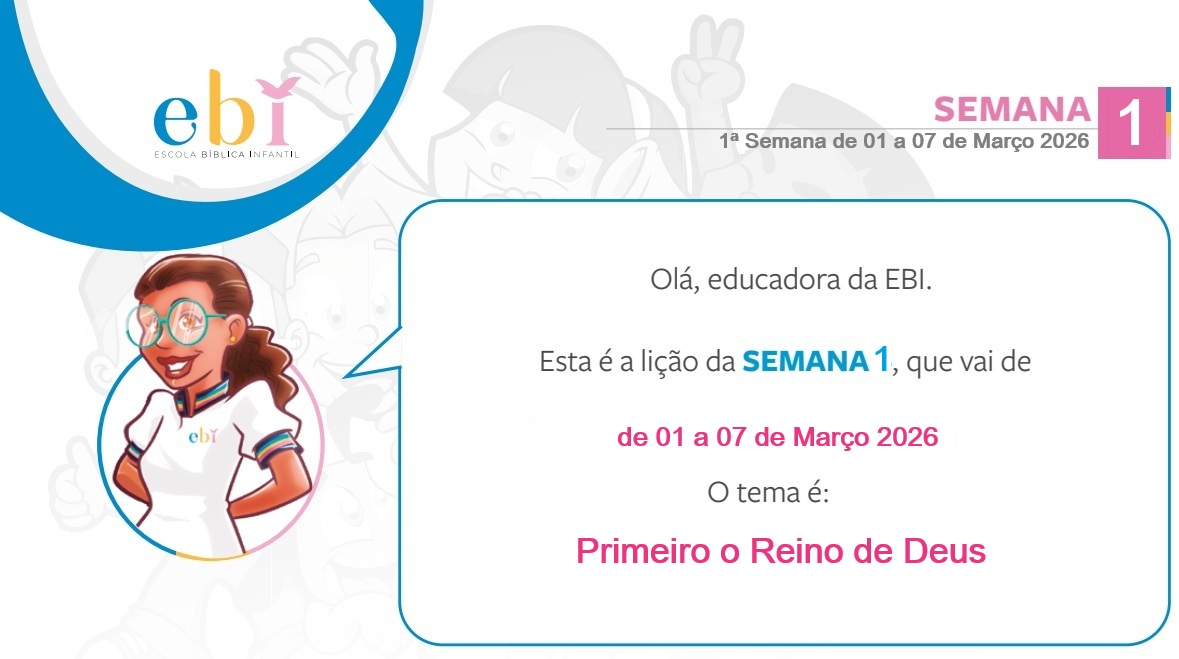 1ª Semana de 01 a 07 de Março 2026