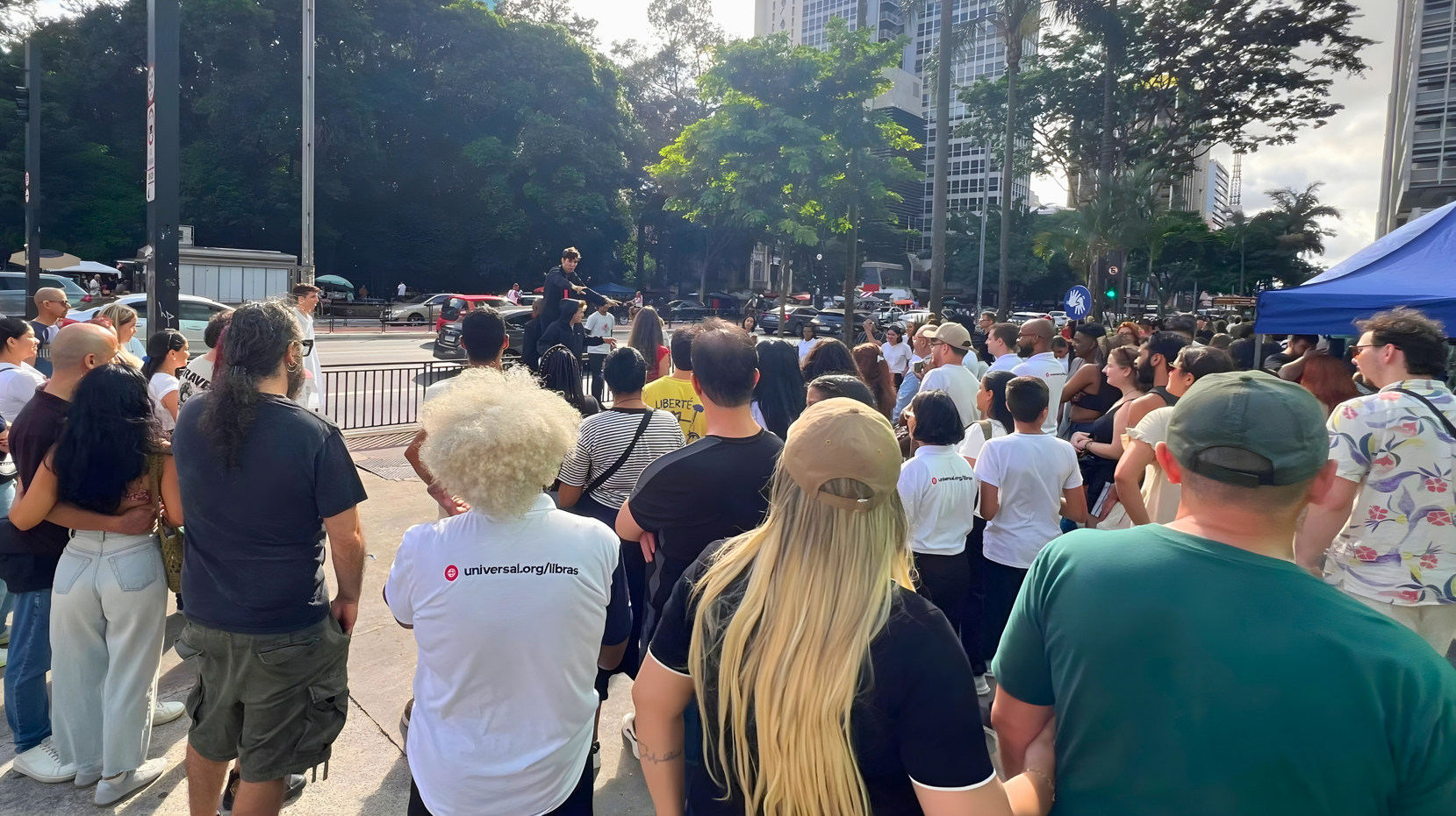 postAção levou mensagem de fé de forma acessível ao público surdona categoriaGrupo Libras