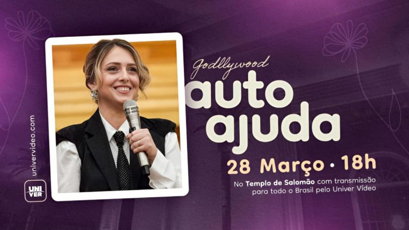 Imagem de capa - Godllywood Autoajuda reunirá mulheres em encontro especial no dia 28 de março