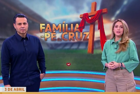postNo programa 'Fala Brasil', Renato e Cristiane Cardoso reforçam convitena categoria"Família ao Pé da Cruz"