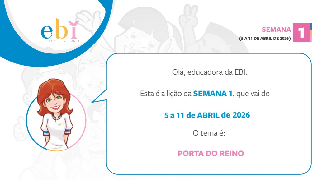 1ª Semana 05 a 11 de Abril 2026