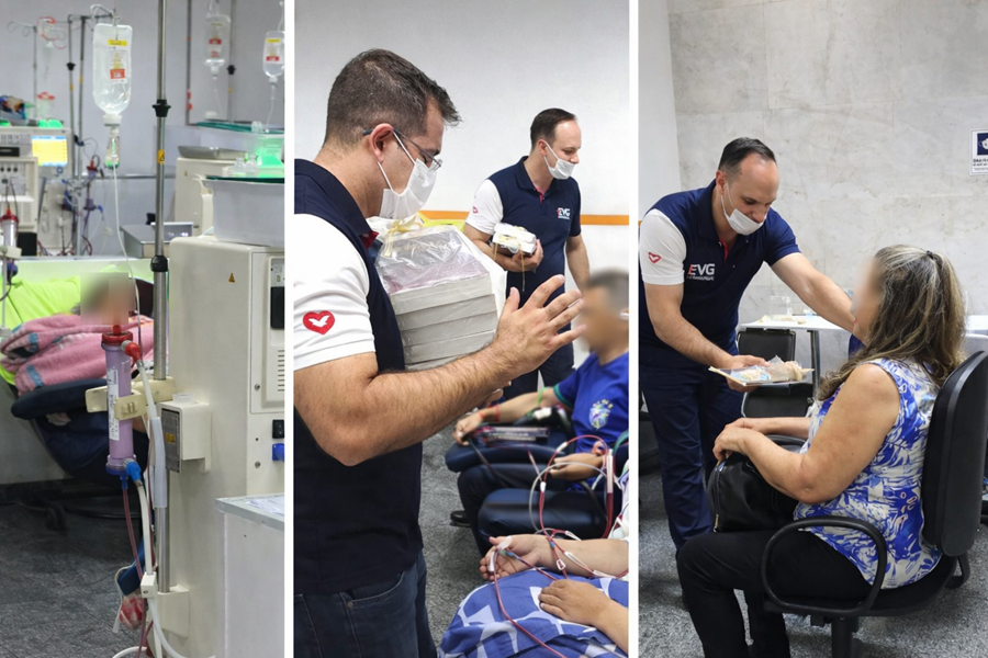 Projeto Fome da Palavra chega a clínica de hemodiálise em SP