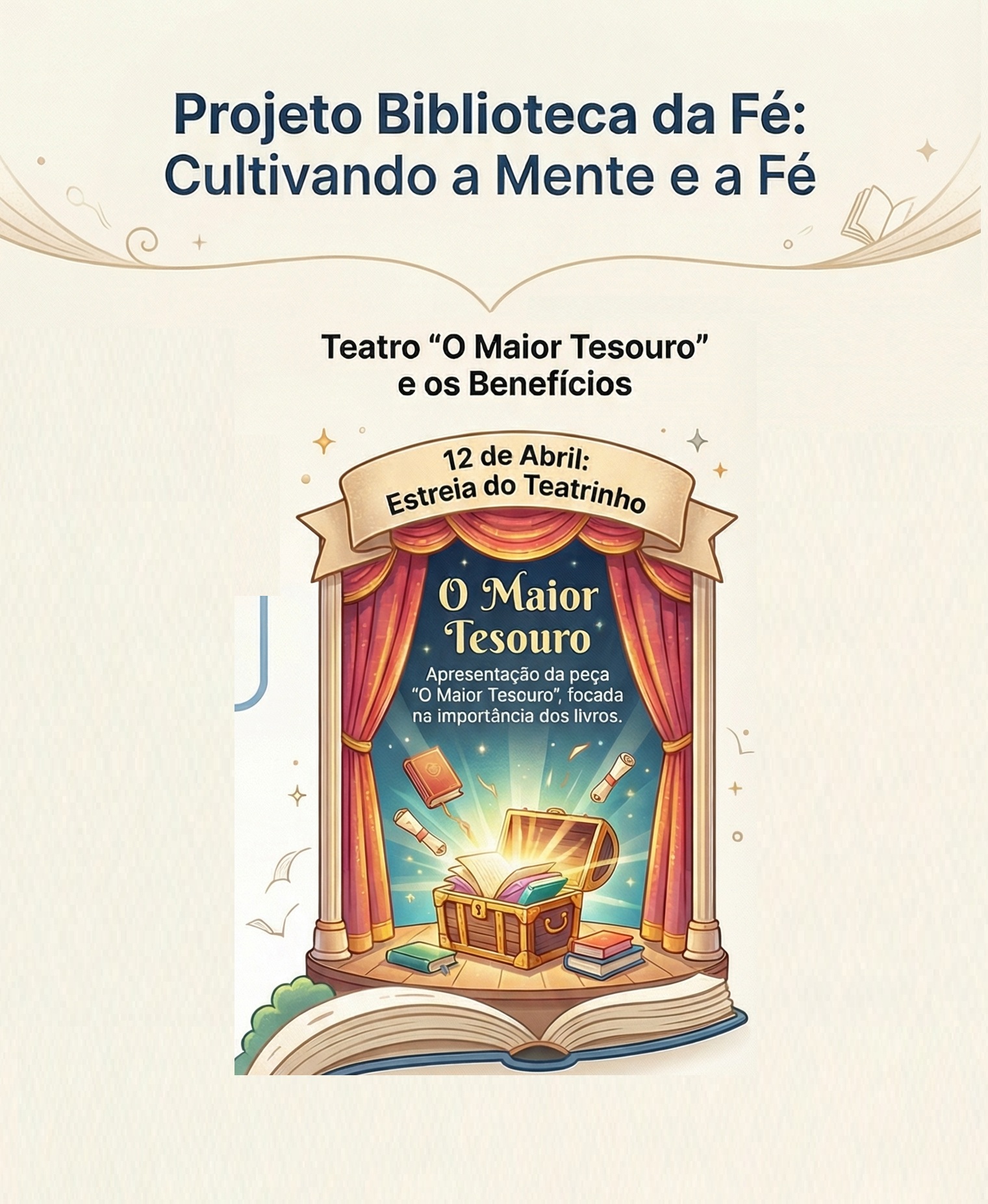 Imagem de capa - Biblioteca da Fé na Salinha