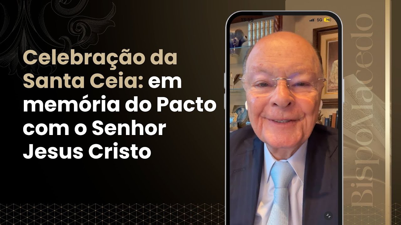 Celebração da Santa Ceia_em memória do Pacto com o Senhor Jesus Cristo