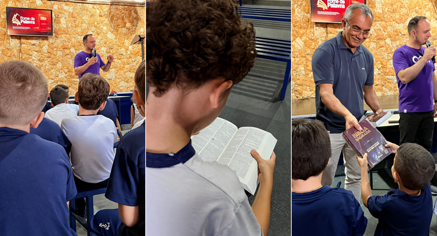 Projeto Fome da Palavra leva Bíblias e conscientização a colégio em Vinhedo (SP) (1)