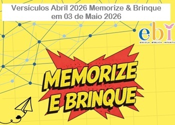 EBI Memorize & Brinque em 03 de Maio 2026 –