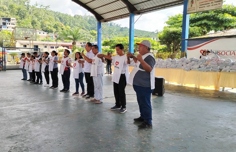 Unisocial apoia vítimas de fortes chuvas no Equador
