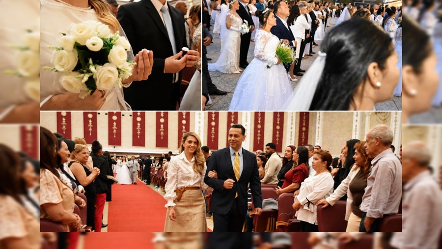 postMilhares de casais participam da cerimônia no Brasil e no exterior na categoriaReveja como foi a 'Celebração dos Casamentos 2026'
