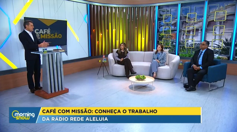 Imagem de capa - Café com Missão: conheça o alcance da Rede Aleluia durante o programa Morning Show