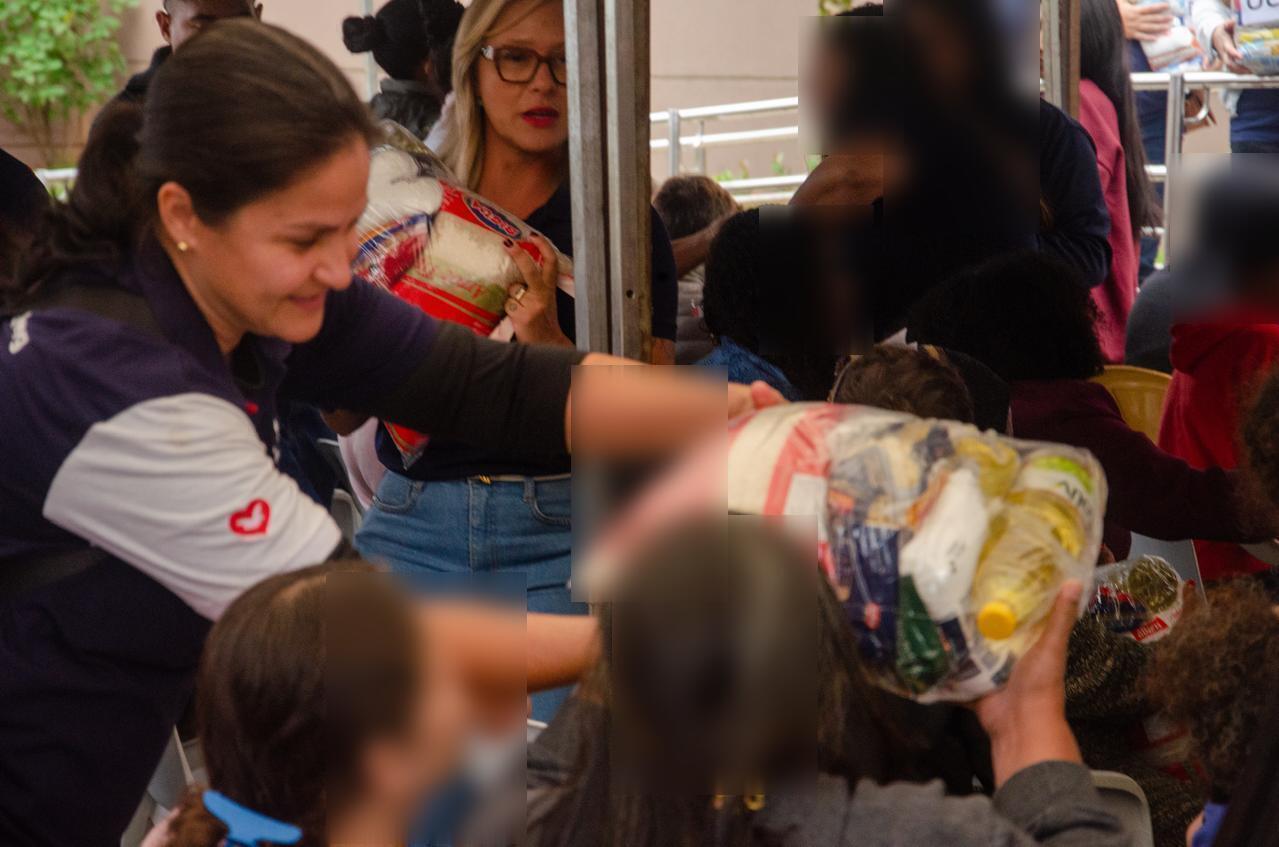 Imagem de capa - Unisocial em Praia Grande distribui duas toneladas e meia de alimentos