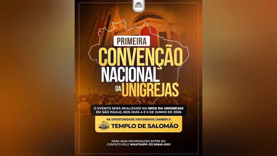 Imagem de capa - Unigrejas promove primeira Convenção Nacional para líderes evangélicos