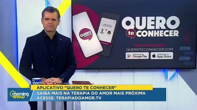 Imagem de capa - Morning Show mostra como funciona o aplicativo Quero Te Conhecer