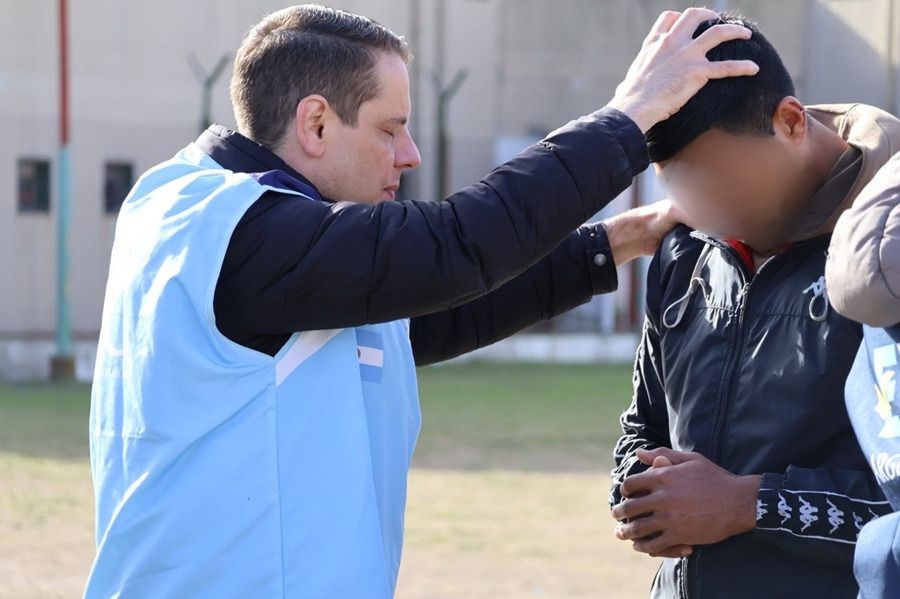 Ação do UNP leva assistência espiritual a detentos em unidade prisional de La Plata