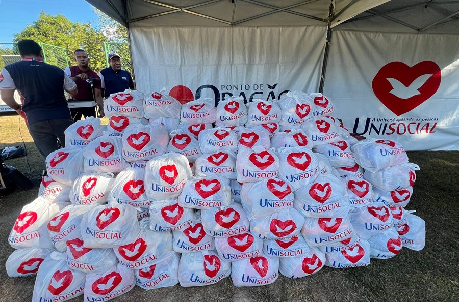 Imagem de capa - Unisocial distribui quase 4 toneladas de alimentos em Teresina (PI)