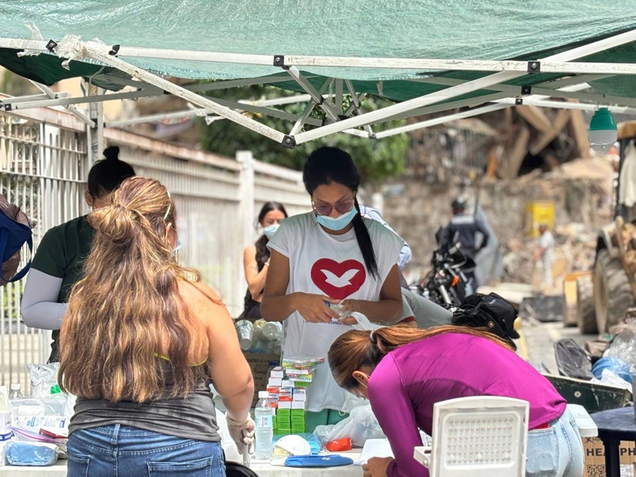 Ação humanitária na Venezuela leva ajuda urgente às vítimas dos terremotos que atingiram o país  