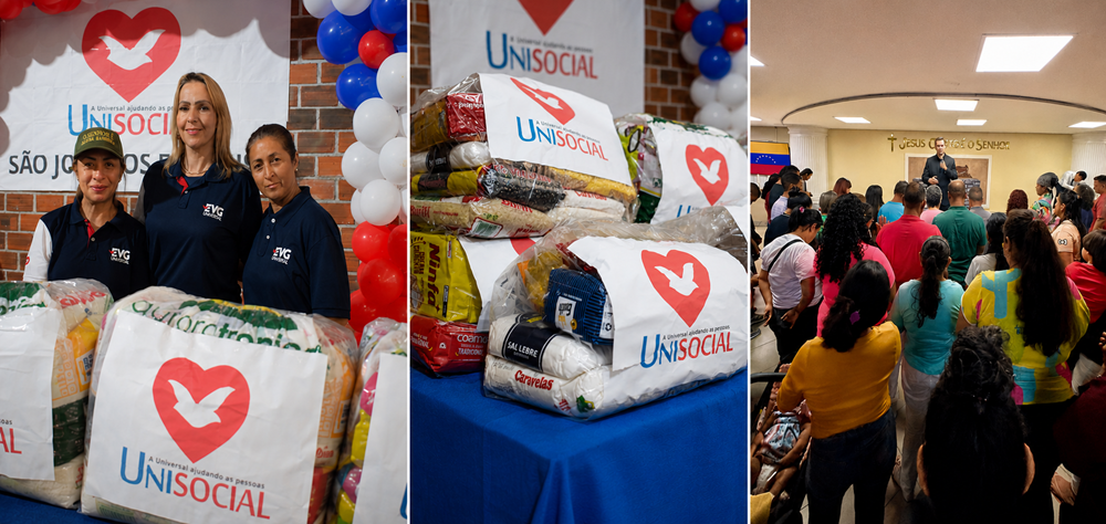 Universal acolhe famílias venezuelanas que vivem no Brasil