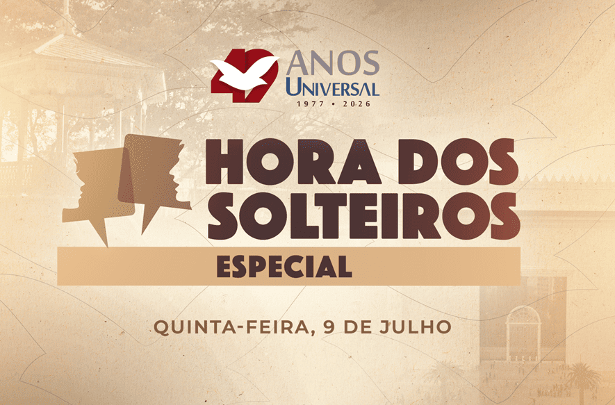 Imagem de capa - Neste 9 de julho, feriado em São Paulo, participe da 'Hora dos Solteiros' especial em comemoração aos 49 anos da Universal