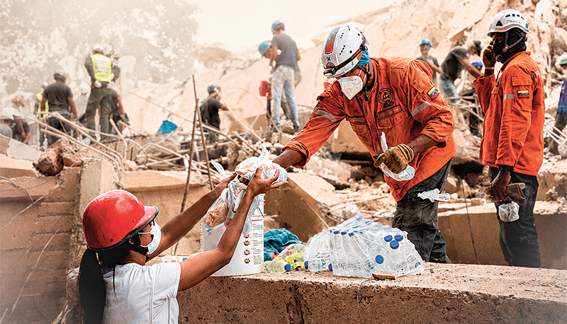 Imagem de capa - Universal leva ajuda às vítimas dos terremotos na Venezuela