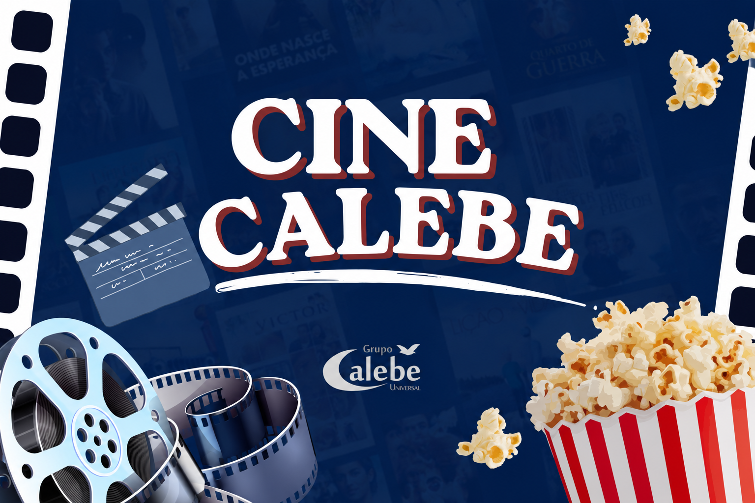 Imagem de capa - Cine Calebe promove momentos de aprendizado e fortalecimento espiritual neste fim de semana
