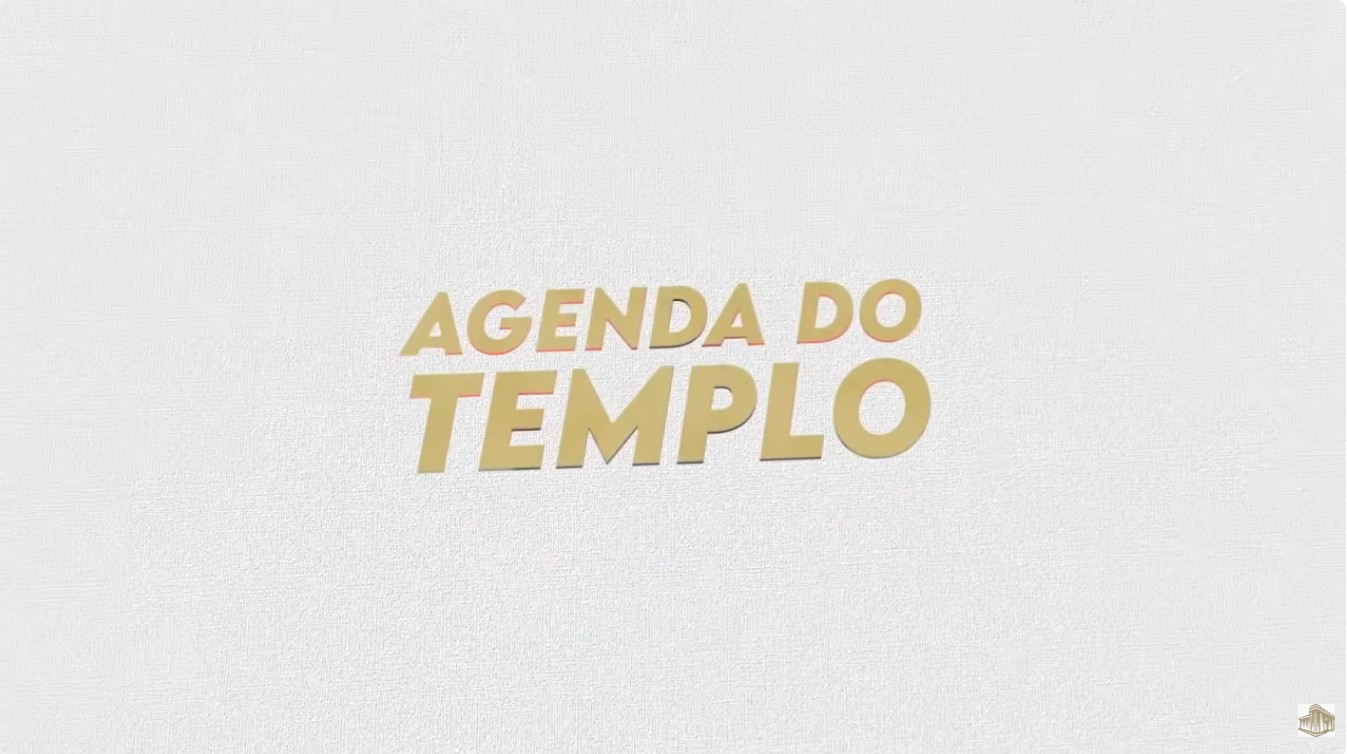 Imagem de capa - Agenda do Templo: confira a programação dos próximos dias