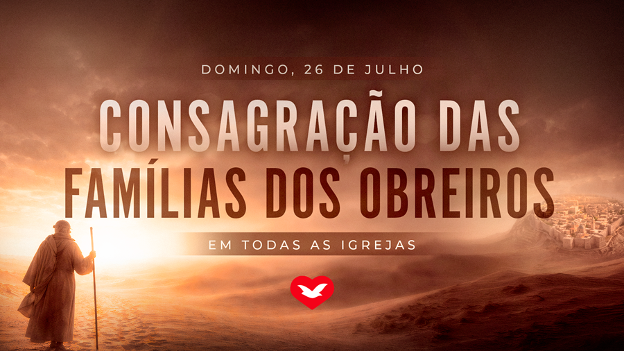 Imagem de capa - Consagração das Famílias dos Obreiros será realizada neste domingo (26)