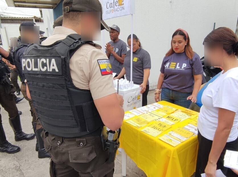 Imagem de capa - Projeto Help promove cuidado emocional para policiais no Equador