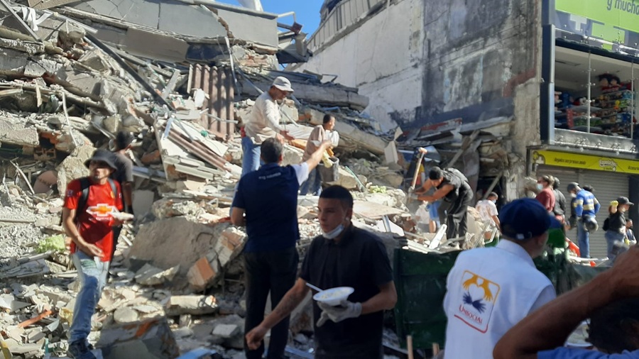 Universal leva socorro imediato às vítimas do terremoto na Colômbia