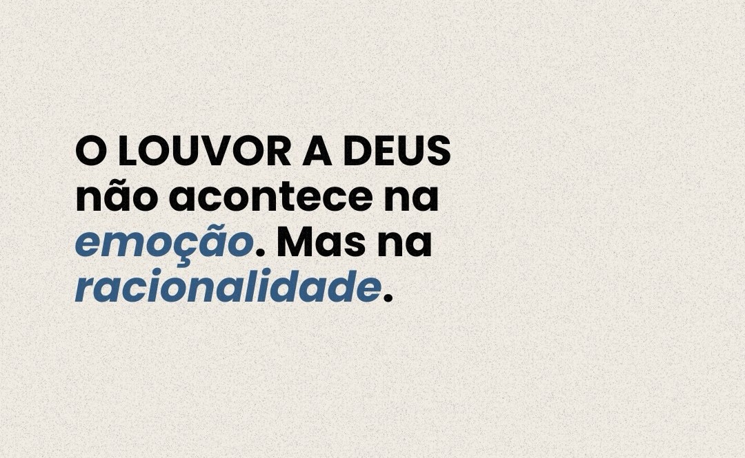 Imagem de capa - O verdadeiro louvor