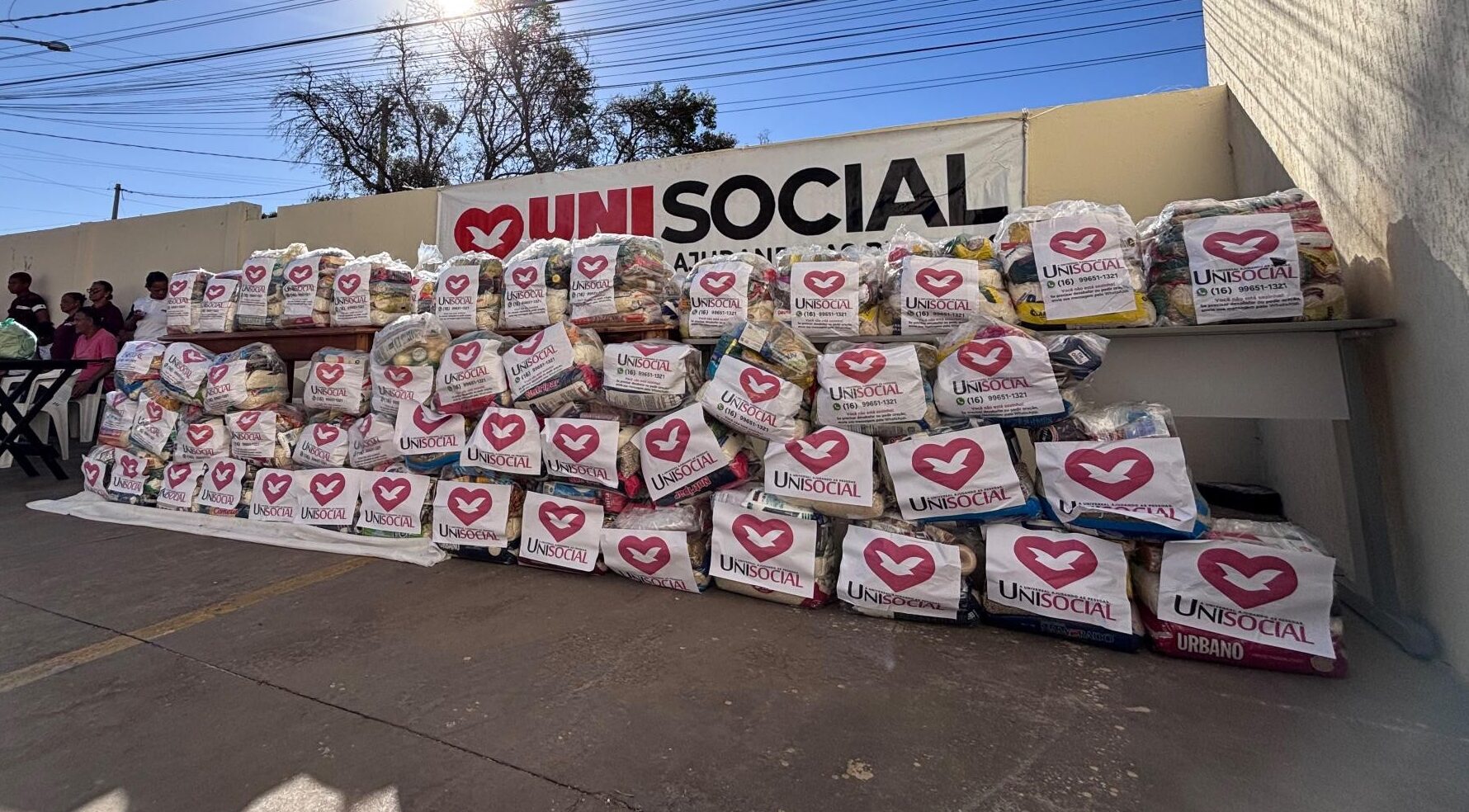 Imagem de capa - Unisocial leva alimentos e serviços gratuitos a famílias afetadas por temporal em Guariba (SP)