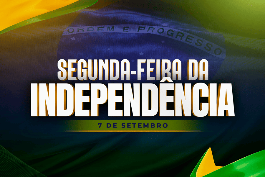 Imagem de capa - Neste 7 de setembro, participe da “Segunda-feira da Independência”