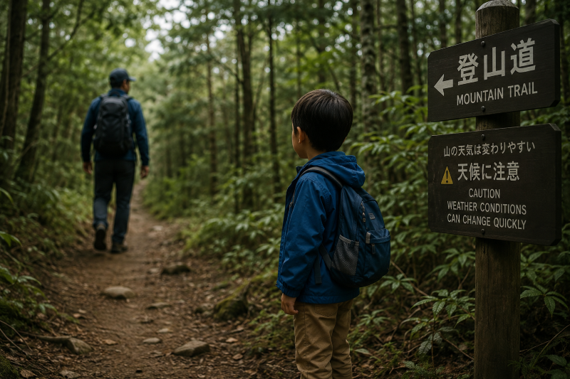 Imagem de capa - Pai deixa filho de 7 anos sozinho em trilha no Japão; entenda o caso