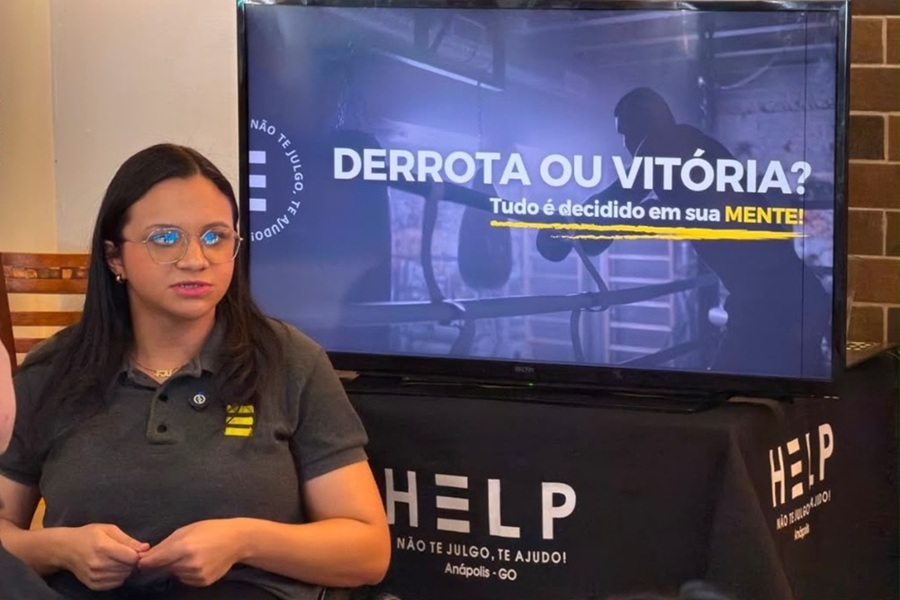 Projeto HELP leva palestra sobre saúde mental a restaurante, em Anápolis (GO)