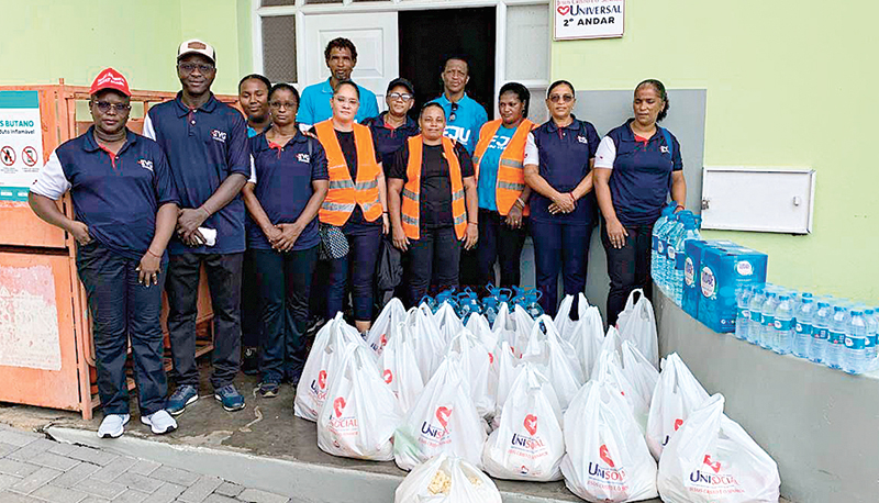 Imagem de capa - Unisocial entrega 200 kg de alimentos na Ilha do Fogo
