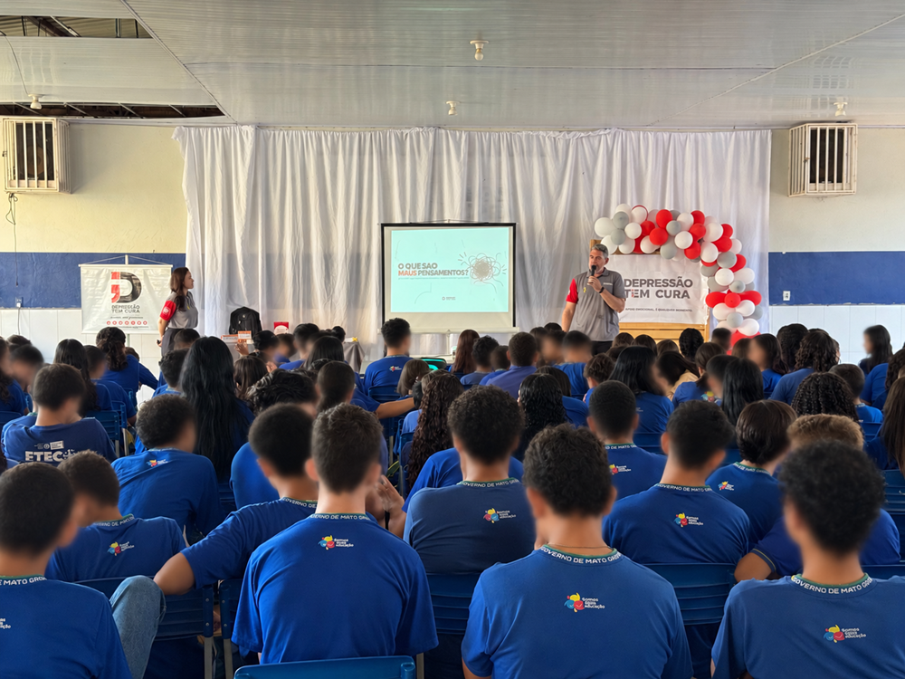 Imagem de capa - DTC realiza palestra sobre saúde mental em escola de Juína (MT)