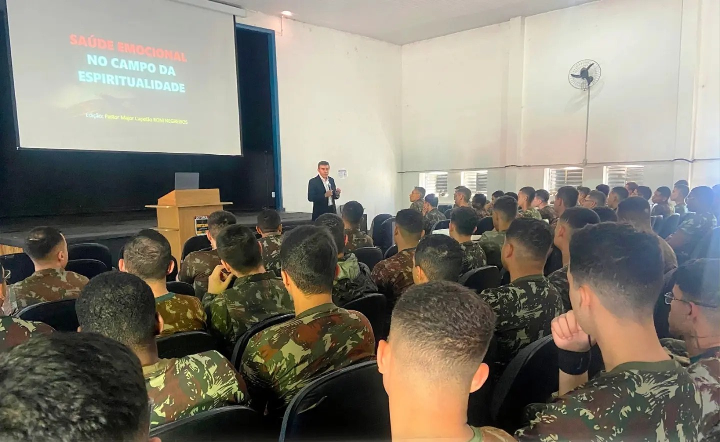 Imagem de capa - UFP: palestra sobre saúde emocional reúne militares de unidade do Exército em Barueri