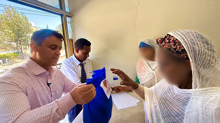 Unisocial na Etiópia leva ajuda a famílias em meio a conflitos