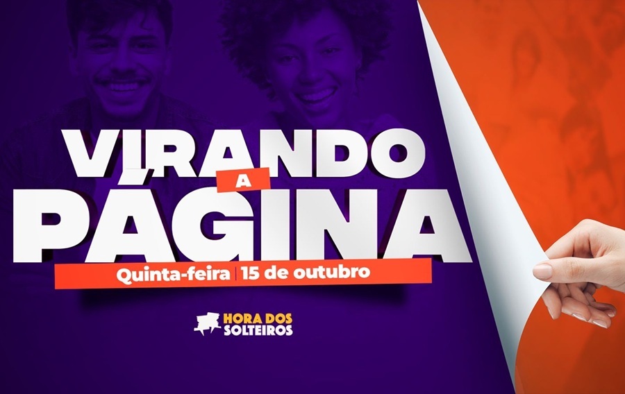 Imagem de capa - “Virando a Página” é o tema da Hora dos Solteiros, nesta quinta-feira (15), na Terapia do Amor