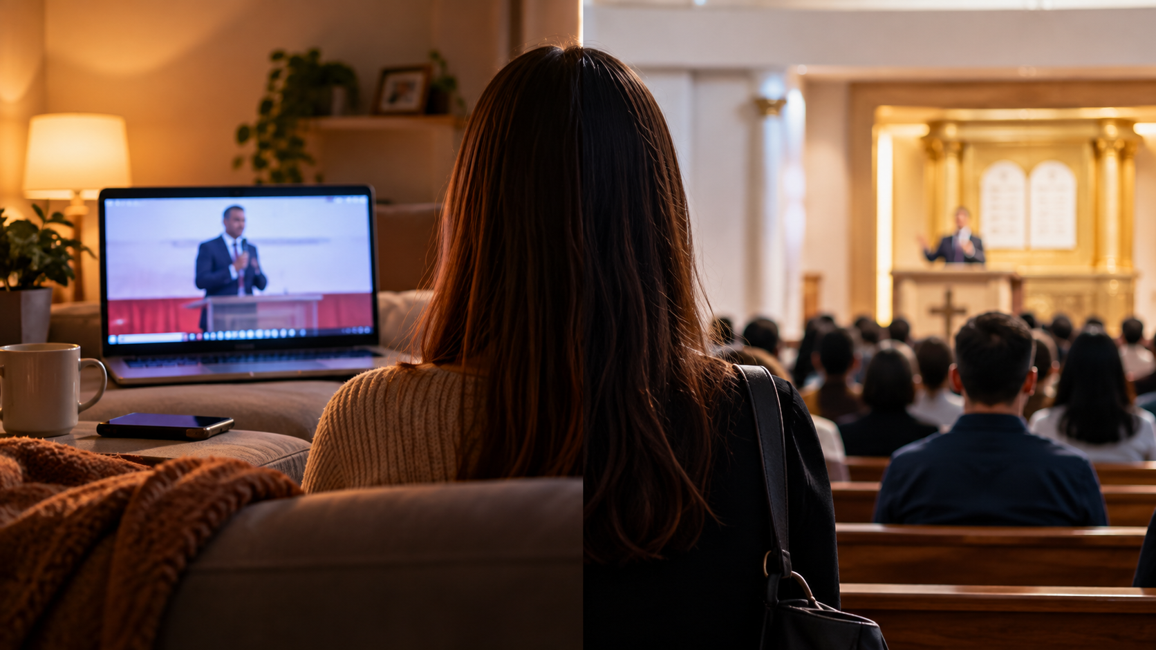 Imagem de capa - Cristão on-line: assistir às reuniões pela internet substitui a presença na igreja?