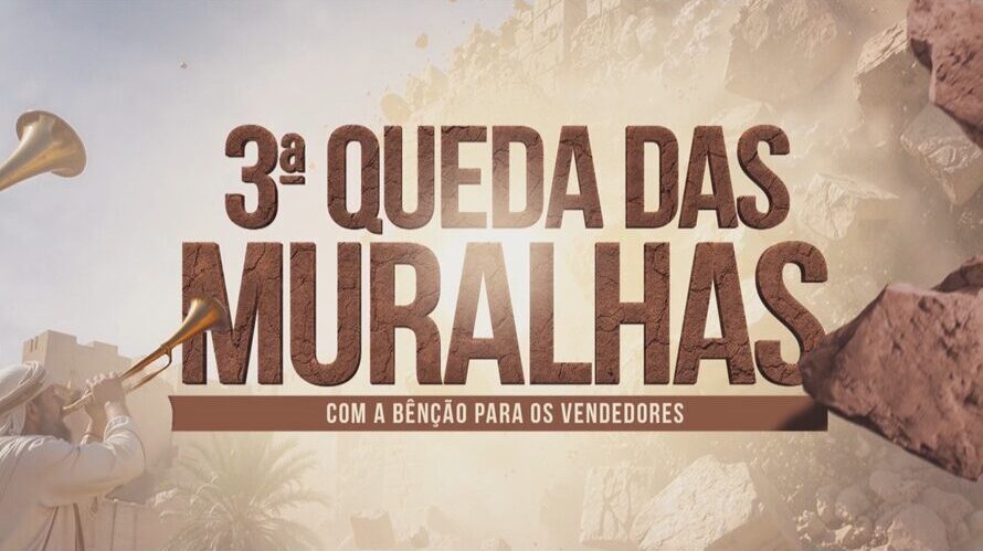 Imagem de capa - Nesta segunda-feira (19), participe da “3ª Queda das Muralhas” com a bênção para os vendedores