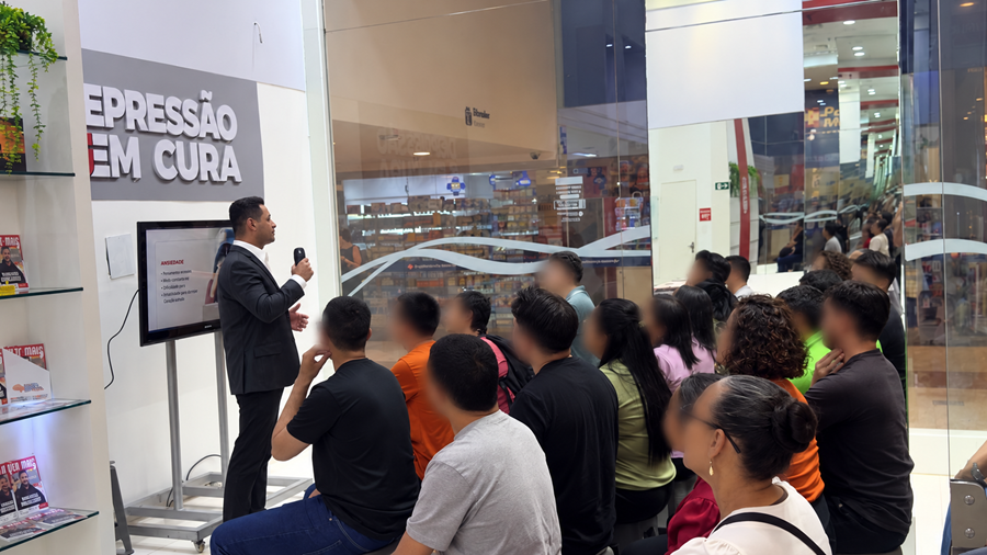 Stop Depression shopping em Fortaleza tem espaço gratuito de apoio emocional